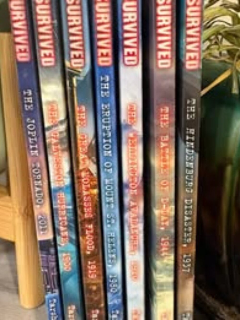Lot of 7 I Survived Books by Lauren Tarshis